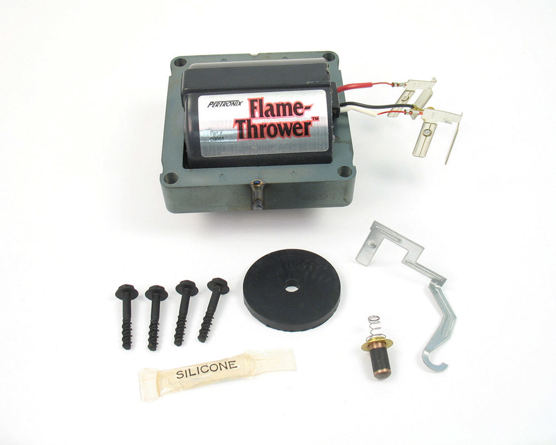 PerTronix Flame-Thrower D3001 HEI E-Core Ignition Coil, 50,000 Volt, Black