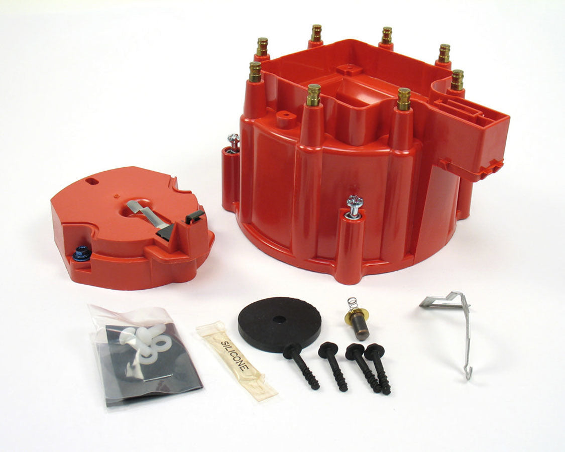 PerTronix Ignition D4001 GM V8 HEI Cap and Rotor Kit, Red