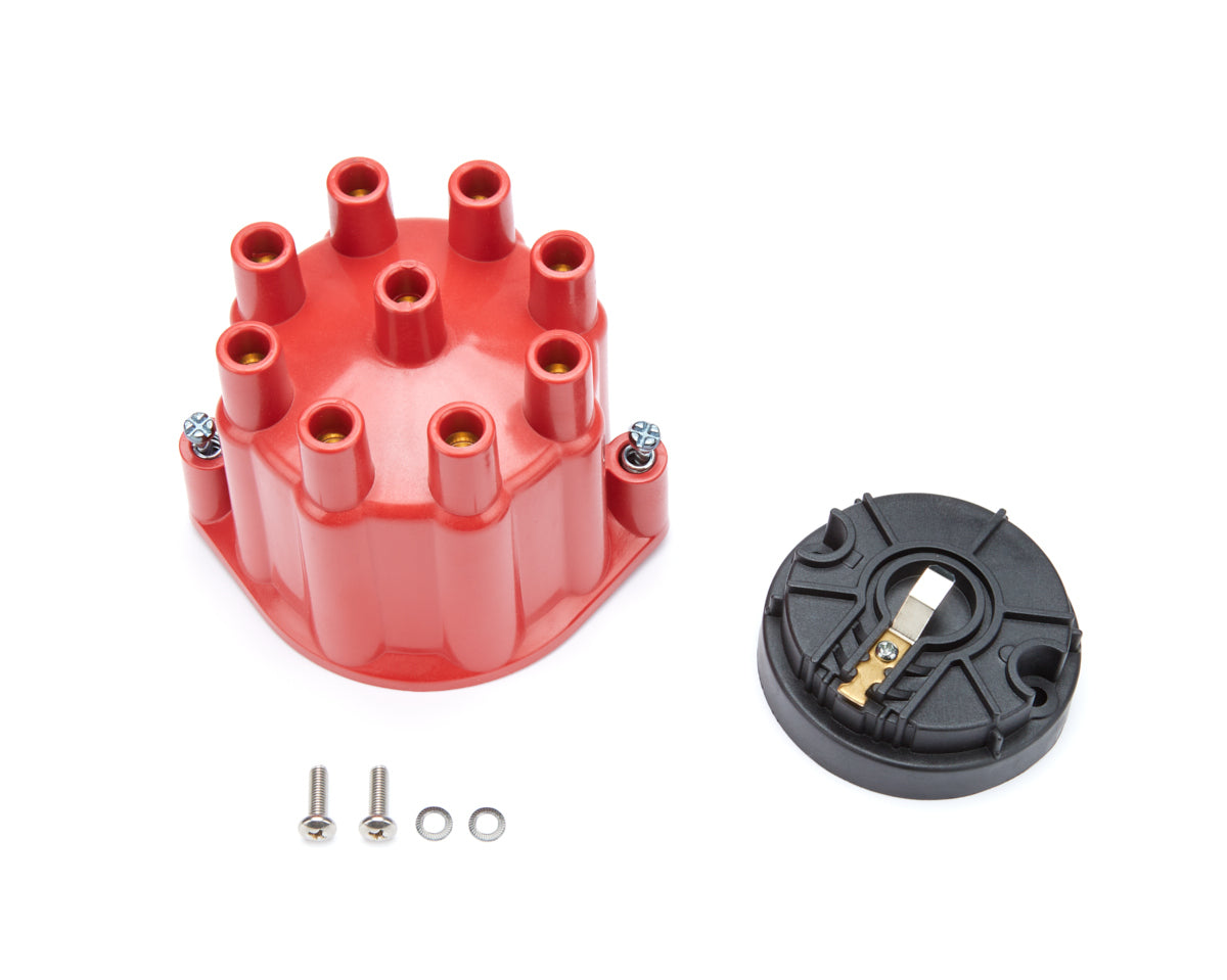 PerTronix Ignition D600701 Distributor Cap and Rotor Kit, Red