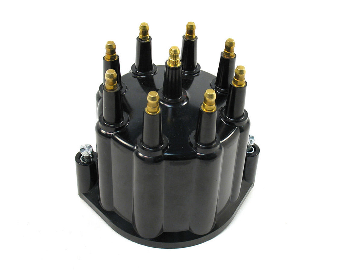 PerTronix Ignition D650710 HEI Distributor Cap, Black, Brass Terminals
