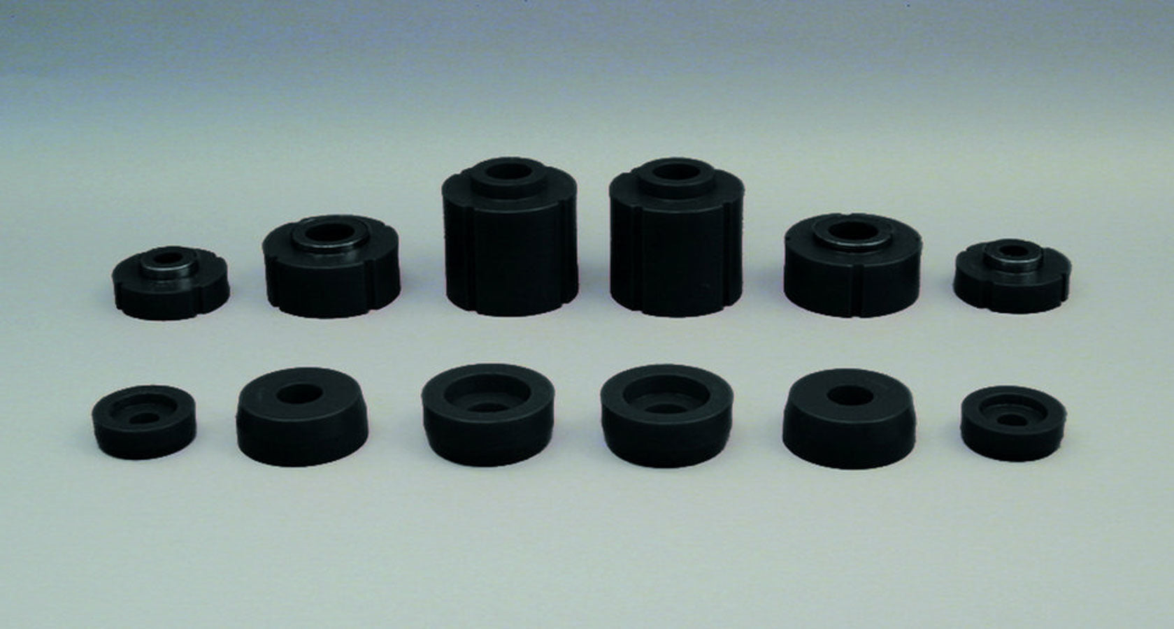 Prothane 6-108-BL Polyurethane Body Mount Bushing Kit for Ford F-100–F-350 2WD/4WD, 1980–1996