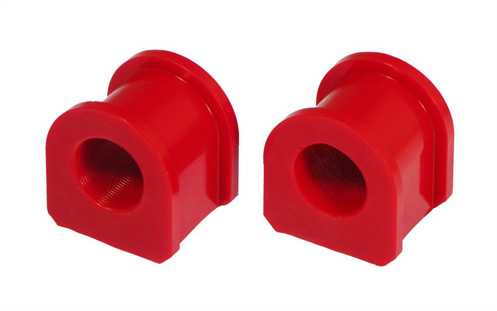 Prothane 6-1135 Front Sway Bar Bushings for 1979-2004 Ford Mustang, 27 mm, Non-Greasable, Red Polyurethane