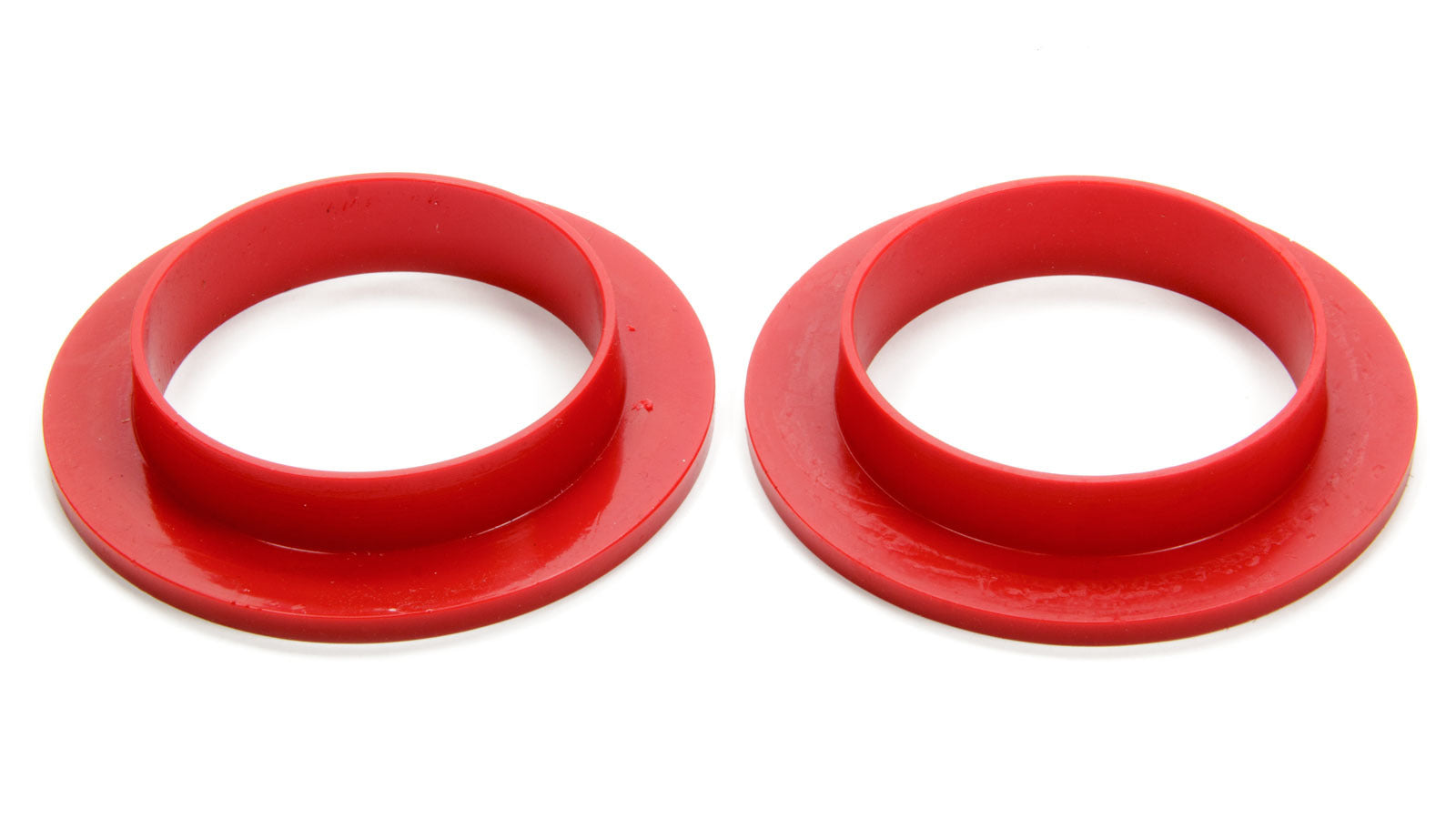 Prothane 6-1704 Front Upper Coil Spring Isolators for 1964-1973 Ford Mustang, Red Polyurethane, Pair