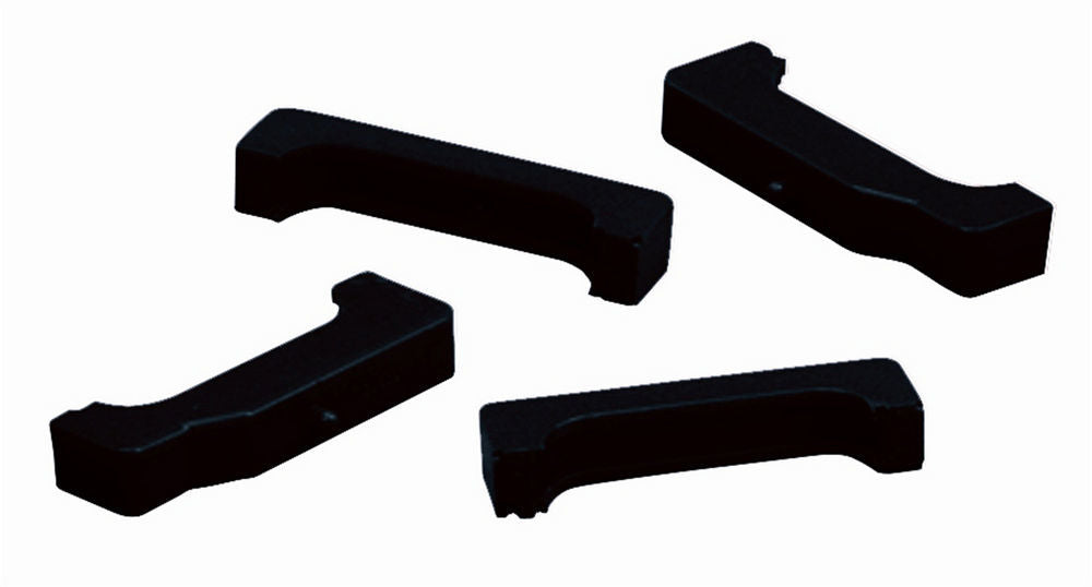 Prothane 7-1712BL Radiator Bushing Set for 1968-1987 GM Vehicles, Black Polyurethane