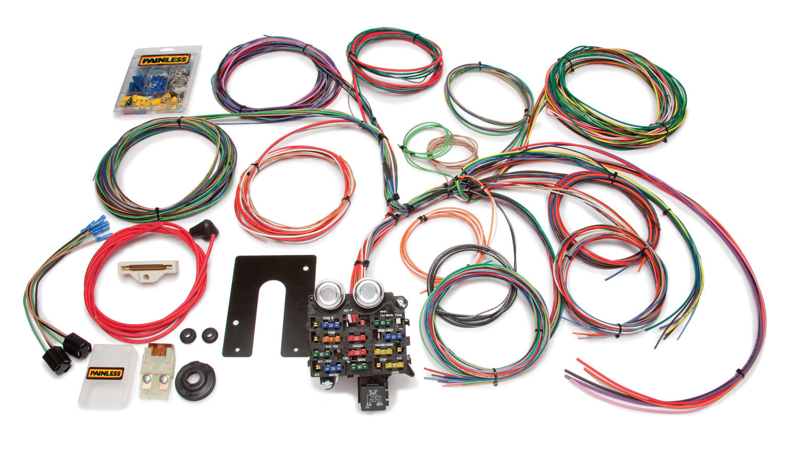 Painless Wiring 10105 Classic Customizable 22-Circuit Wiring Harness for Jeep CJ 1944-1975