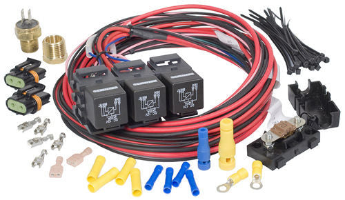 Painless Wiring Dual Activation/dual Fan Relay Kit on 185 Off 175 30117 product image