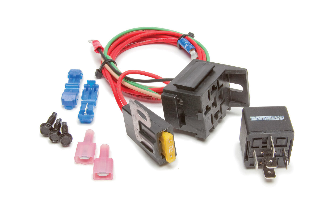 Painless Wiring High Beam Headlight Rel- Ay Kit 88-Up Gm&suburban 30802 product image