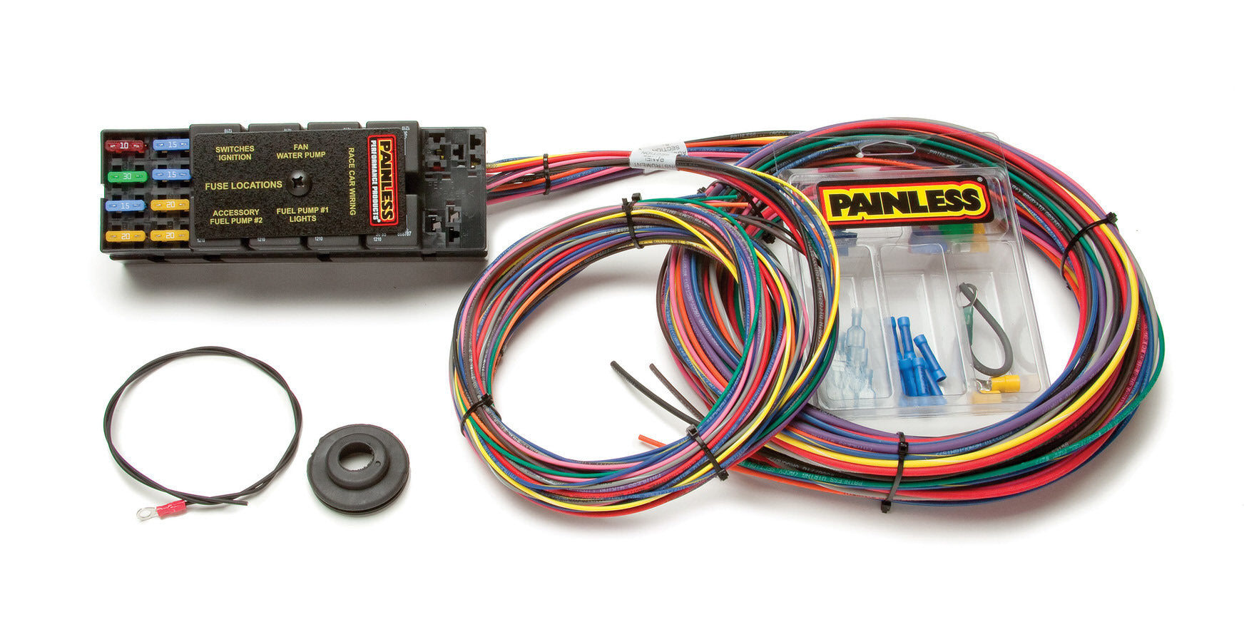 Painless Wiring Car Wiring Harness - Race Car Only - Complete - 10 Circuit - Universal - Kit 50001 product image