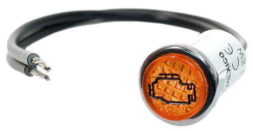 Painless Wiring 1/2 in Amber Check Engine Light 80207 product image