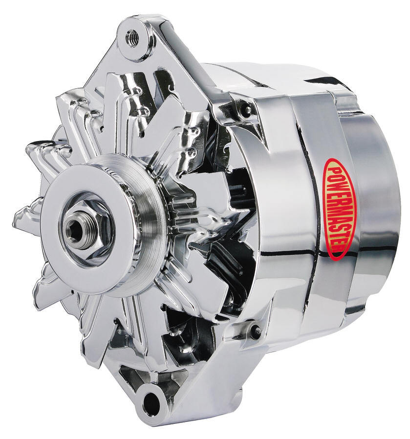 Powermaster 17294 100 Amp Chrome GM-Style 12SI Alternator