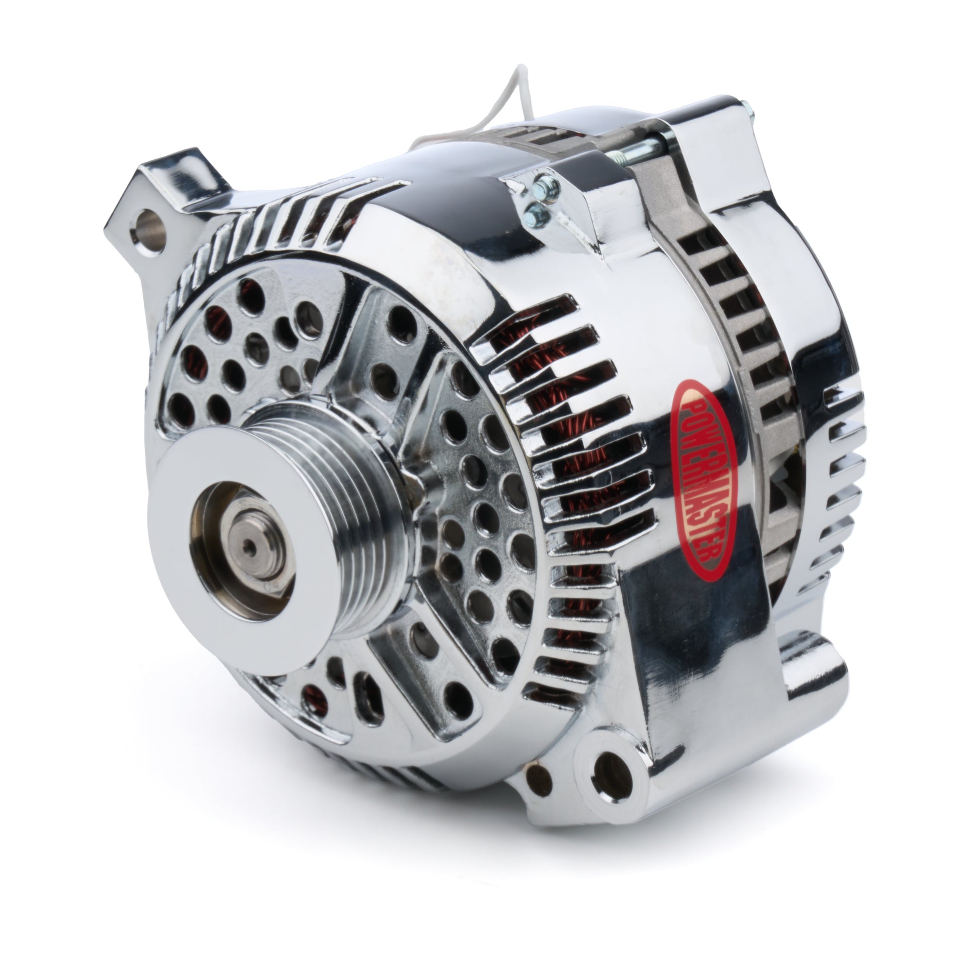 Powermaster 177711 Ford 3G 140 Amp 12V 1-Wire Alternator with Chrome Finish