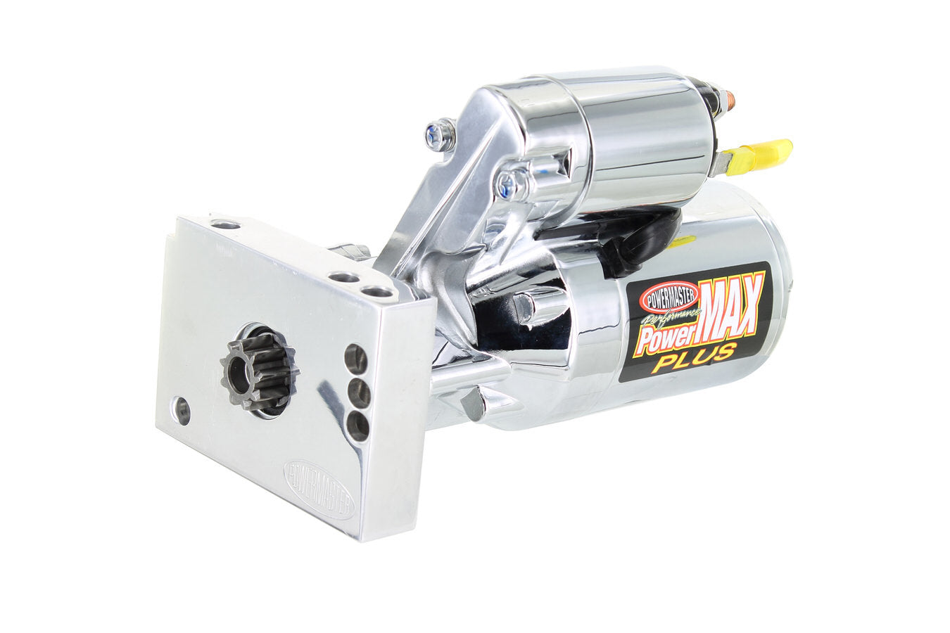 Powermaster PowerMAX Plus Chrome Chevy V8 Mini Starter 19000
