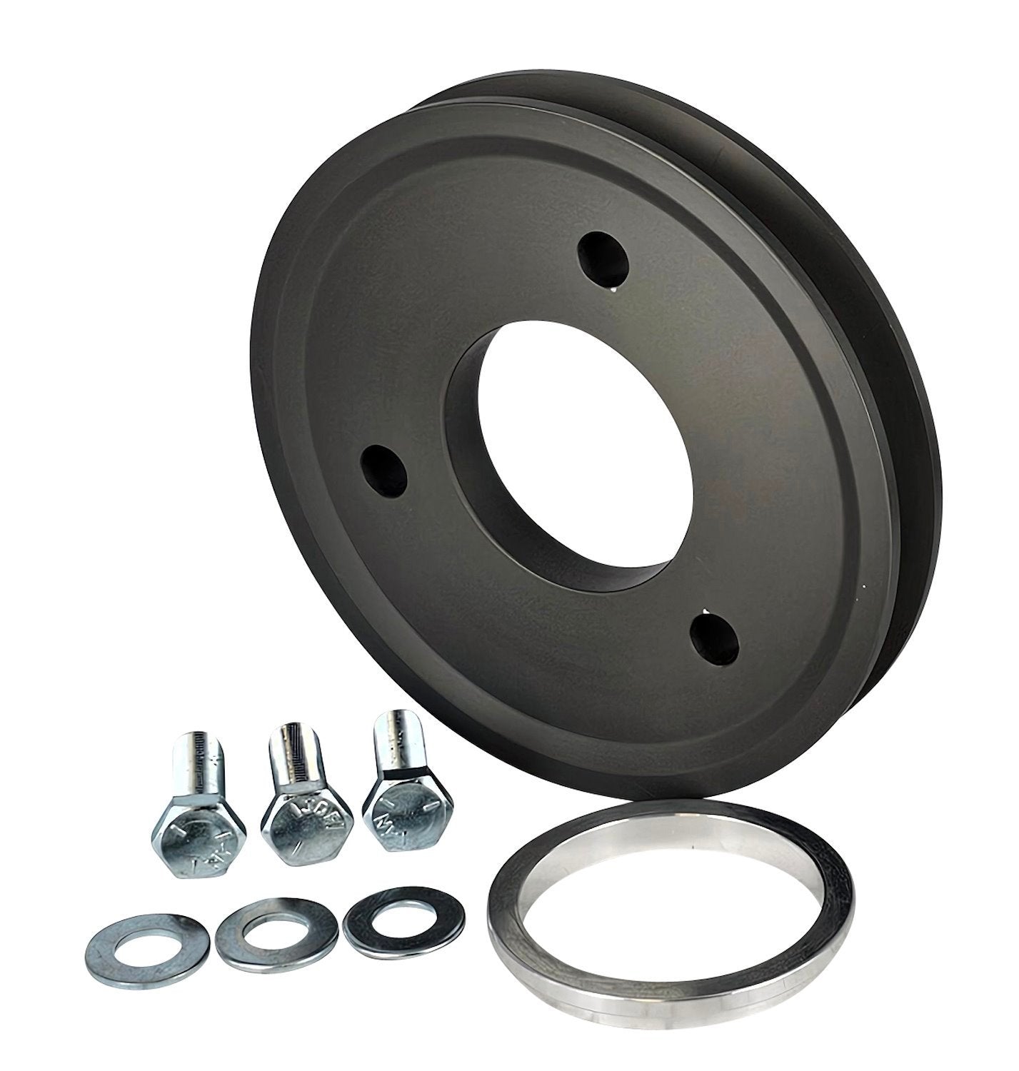 Powermaster 295 Crankshaft Pulley, 1-Groove V-Belt, Big Block Chevy