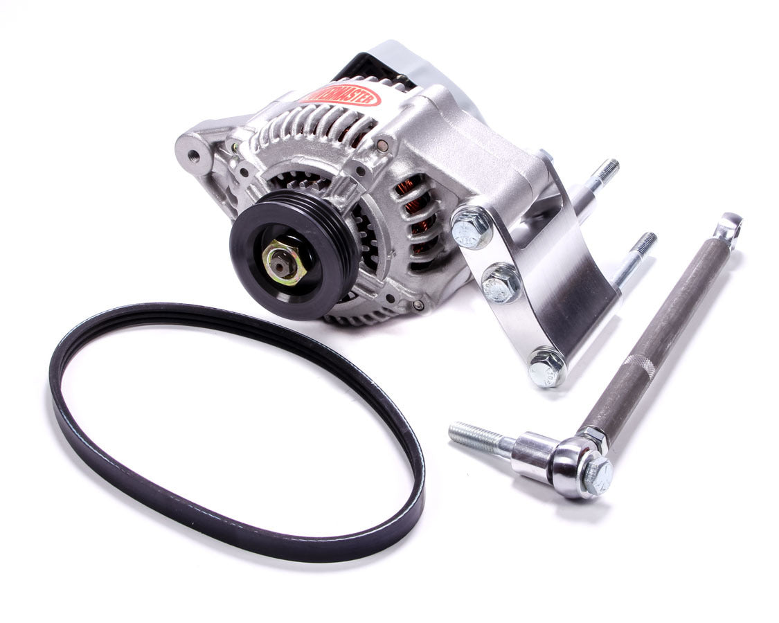 Powermaster 8-802 High Mount Racing Alternator Kit for GM V8