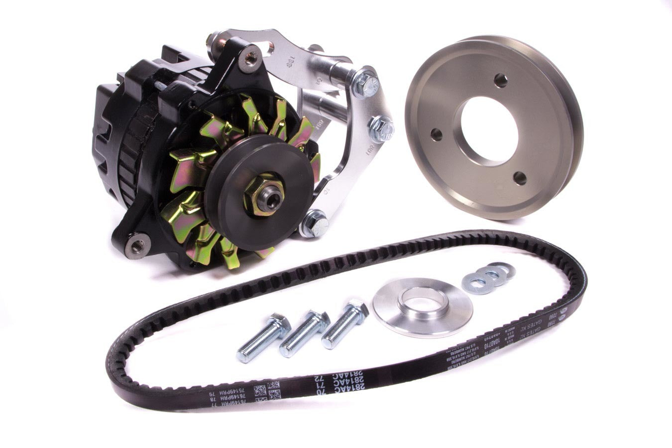 Powermaster 8-881 Pro Series Snug Mount CS121 Alternator Kit for Small Block Chevy