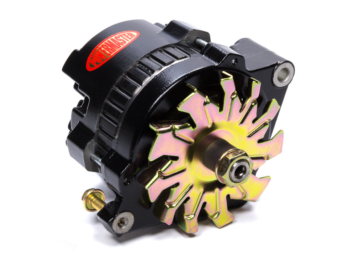 PowerMaster 8066 GM-Style CS121 Race Alternator, 100 Amp, 16 Volt, 1-Wire, Black