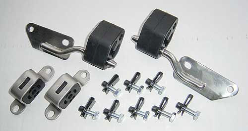 Pypes Performance Exhaust HFH30 Exhaust Muffler Hanger Kit for 1999-2004 Ford Mustang