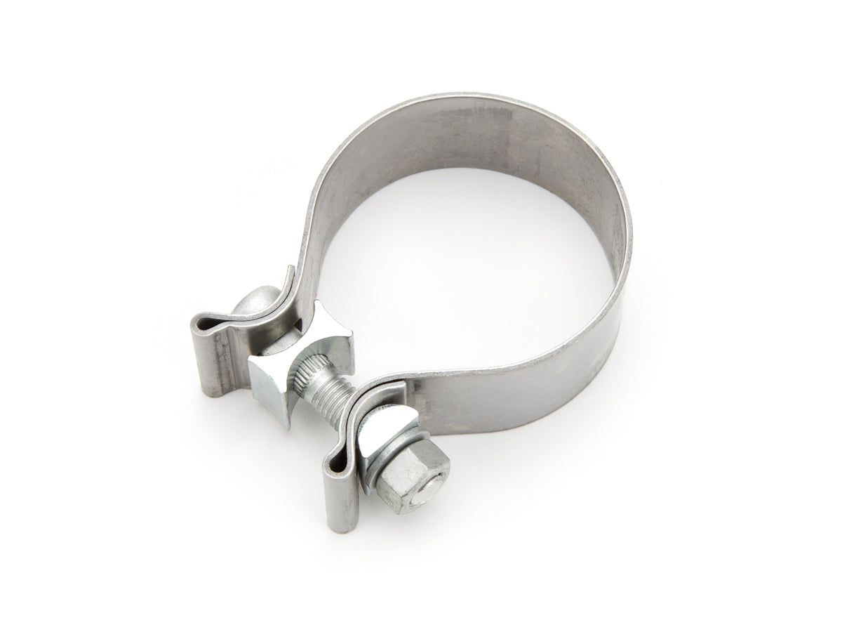 Pypes Performance Exhaust HVC21 Stainless Steel Band Exhaust Clamp, 2.5-Inch Diameter, 1-Inch Band