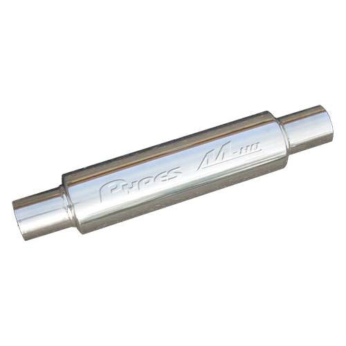 Pypes Performance Exhaust MVR203S M-80 Race Pro Muffler, 3-Inch Center Inlet and Outlet