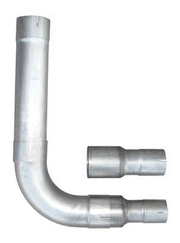 Pypes Performance Exhaust STD006 Single Stack Exhaust Adapter Kit, 5-Inch Diameter, Stainless Steel