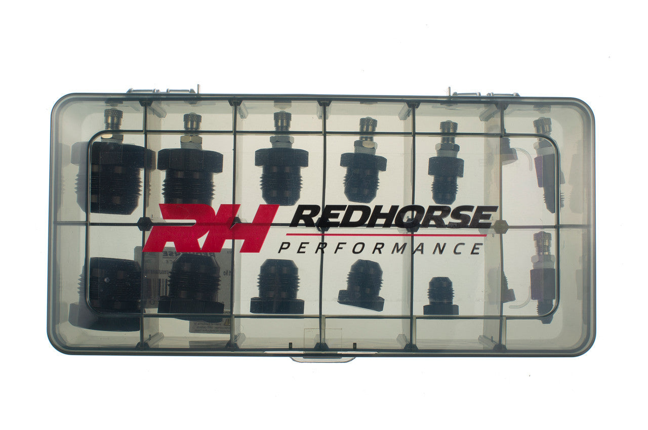Redhorse Performance Pressure Test Kit AN Hose Assembly - Black 5666-2 product image