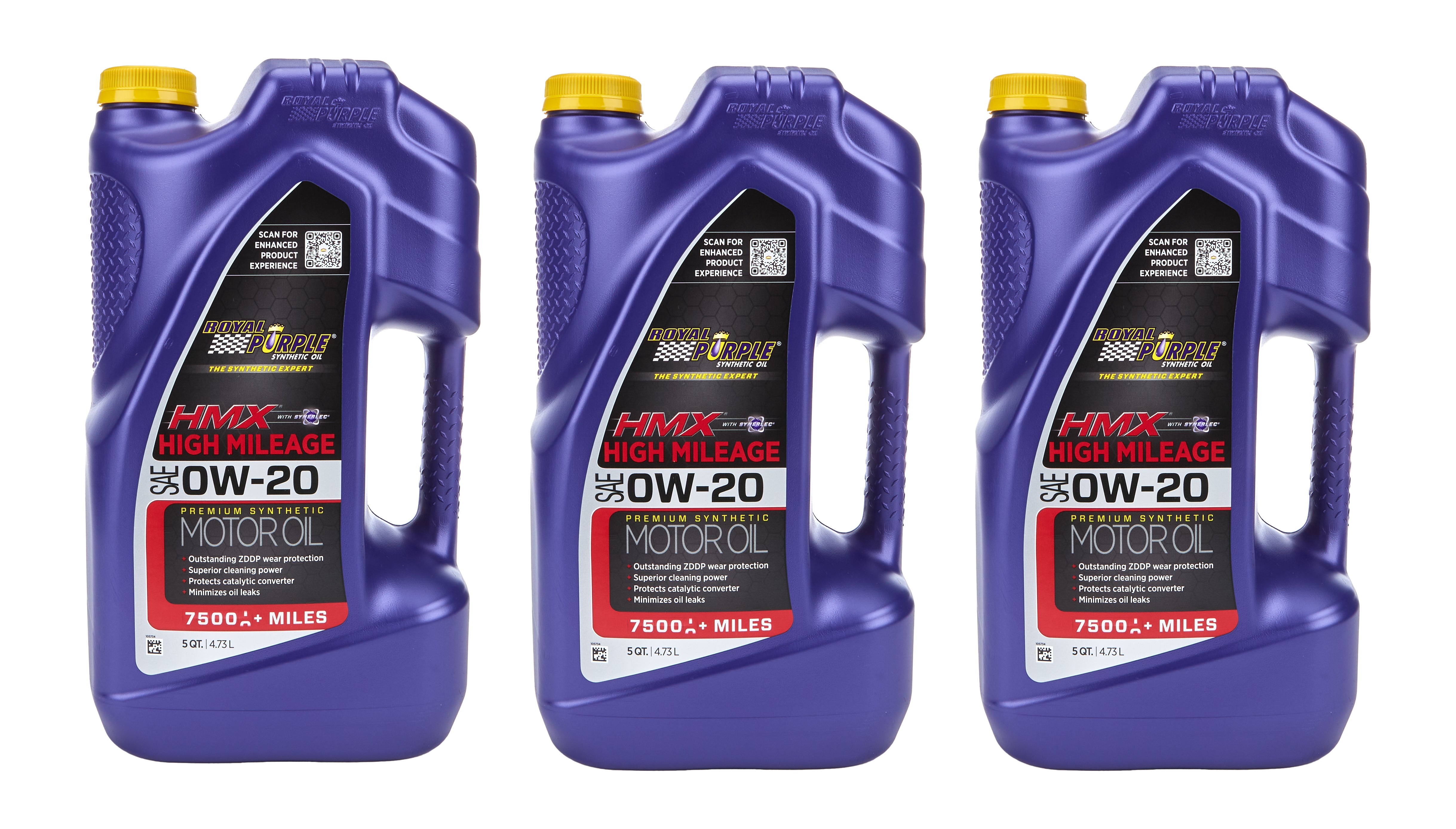 Royal Purple 0W20 HMX Multi-Grade Oil Case 3 x 5 Quart Motor Oil - 11904