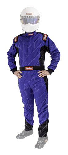 Racequip 130926RQP Suit Chevron Blue X- Large SFI-1