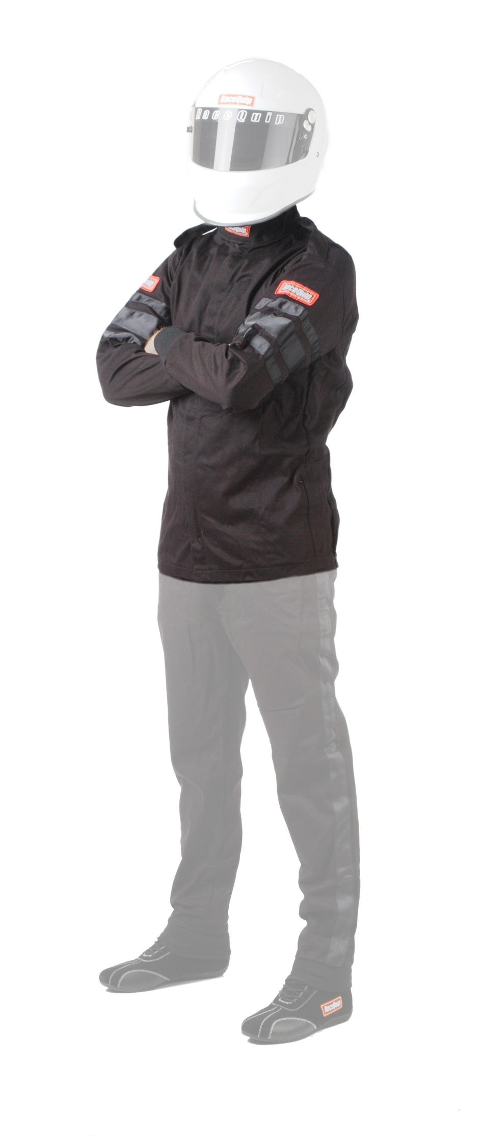 Racequip 1969997RQP Black Jacket Kids Single Layer XXL Black Trim