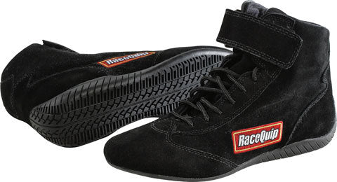 Racequip 30300080RQP Shoe Mid-Top Black Size 8 SFI