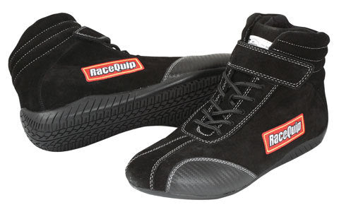 Racequip 30500125RQP Shoe Ankletop Black Size 12.5 SFI