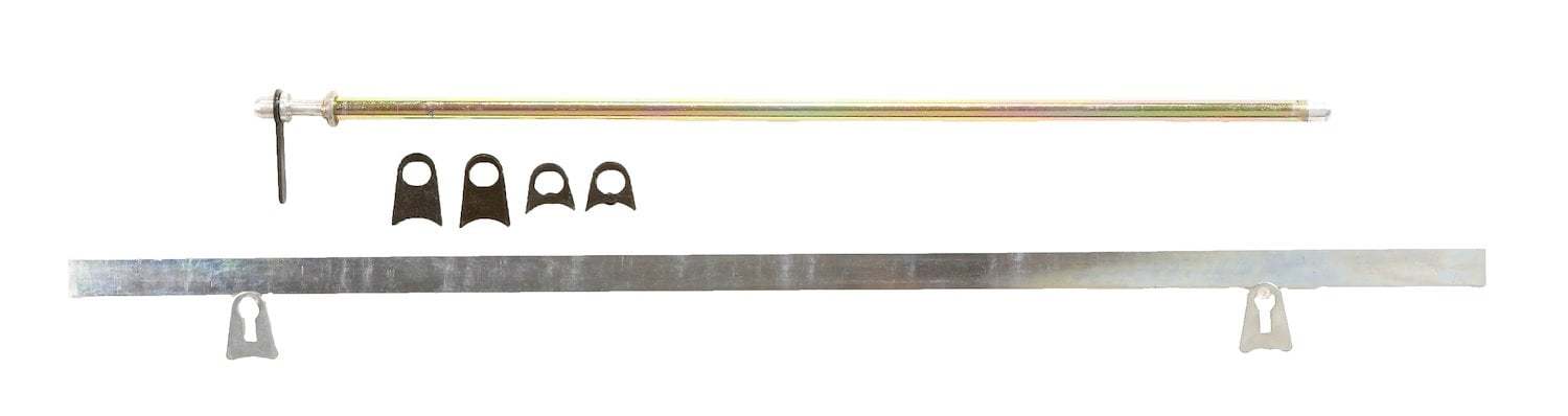 Racequip 700106RQP Window Net Mount Kit Spring Loaded Flat Bar