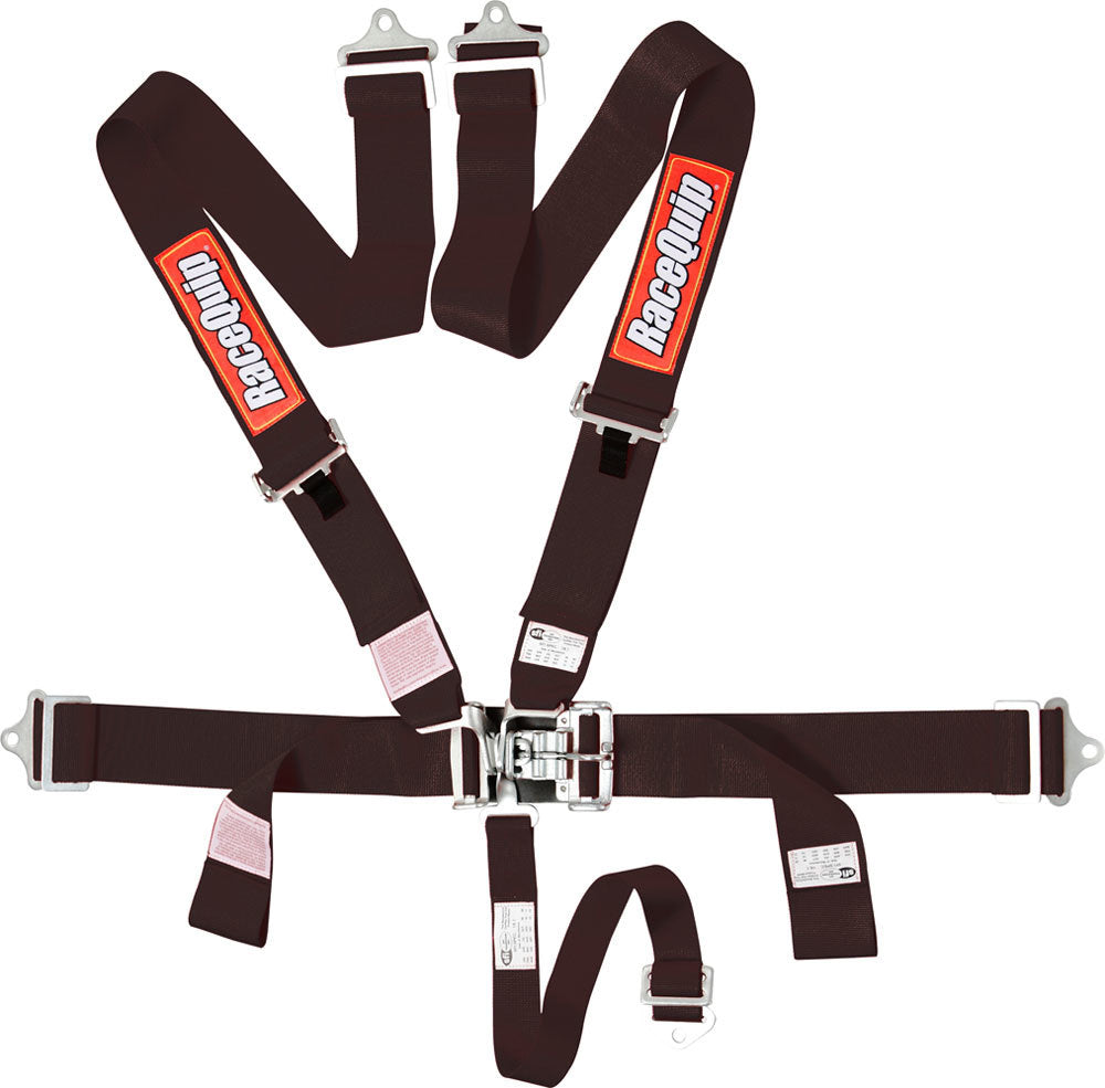 Racequip 711001RQP 5pt Harness Set L&l Black SFI