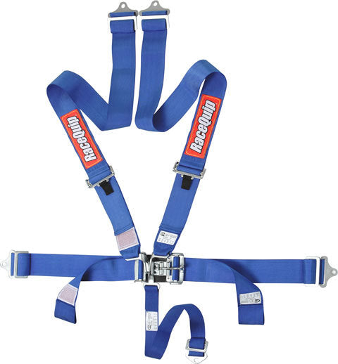 Racequip 711021RQP 5pt Harness Set L&l Blue SFI