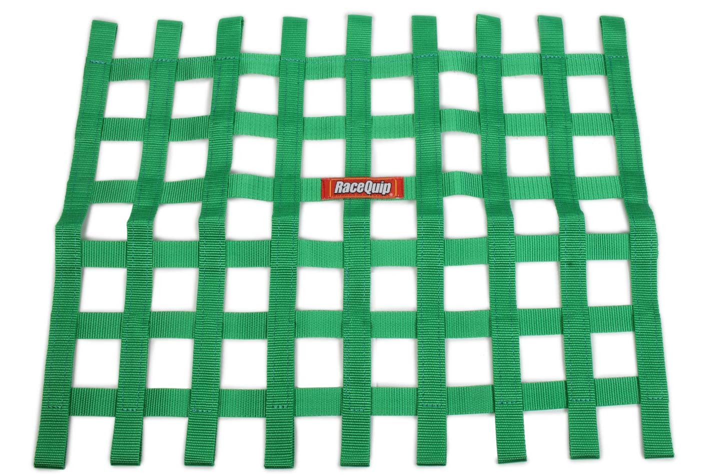 Racequip 721075RQP Ribbon Window Net Green Non-SFI 18in X 24in