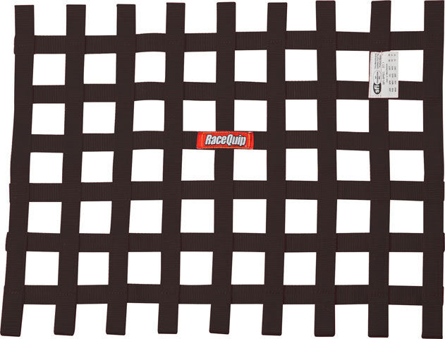 Racequip 725005RQP Ribbon Window Net SFI Black