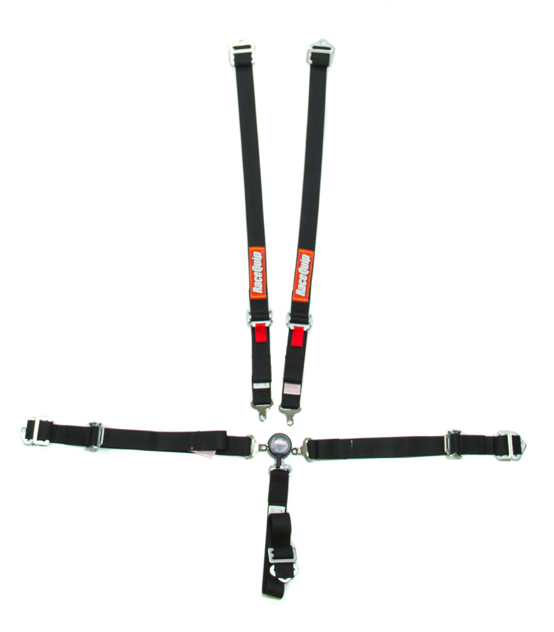 Racequip 739009RQP 5pt Harness Set Camlock Jr Black