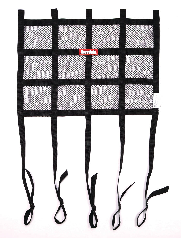 Racequip 822003RQP Window Net Mesh Black SFI Hybrid Adj. Strap