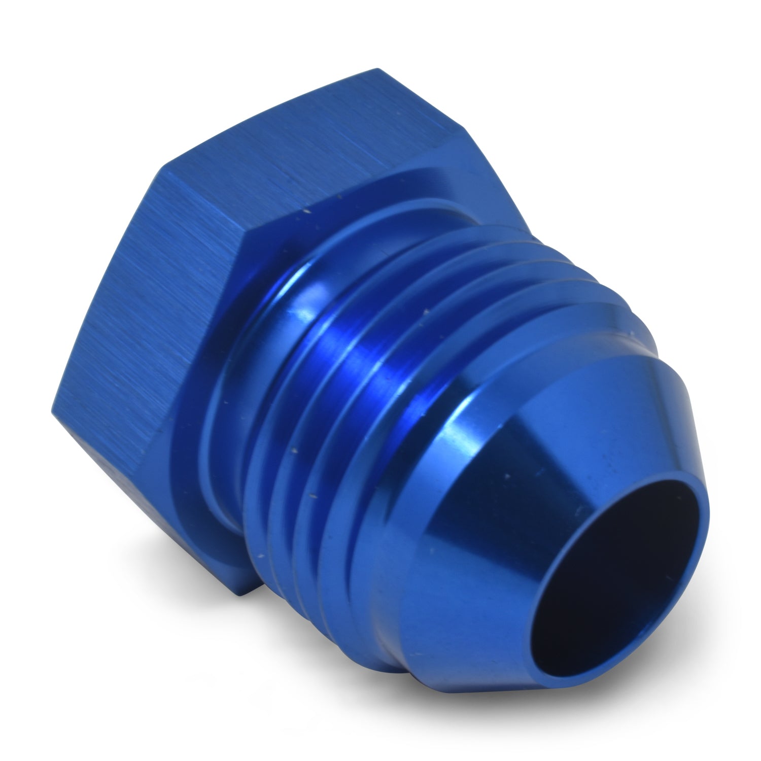 Russell 660190 6AN Flare Plug Adapter Blue