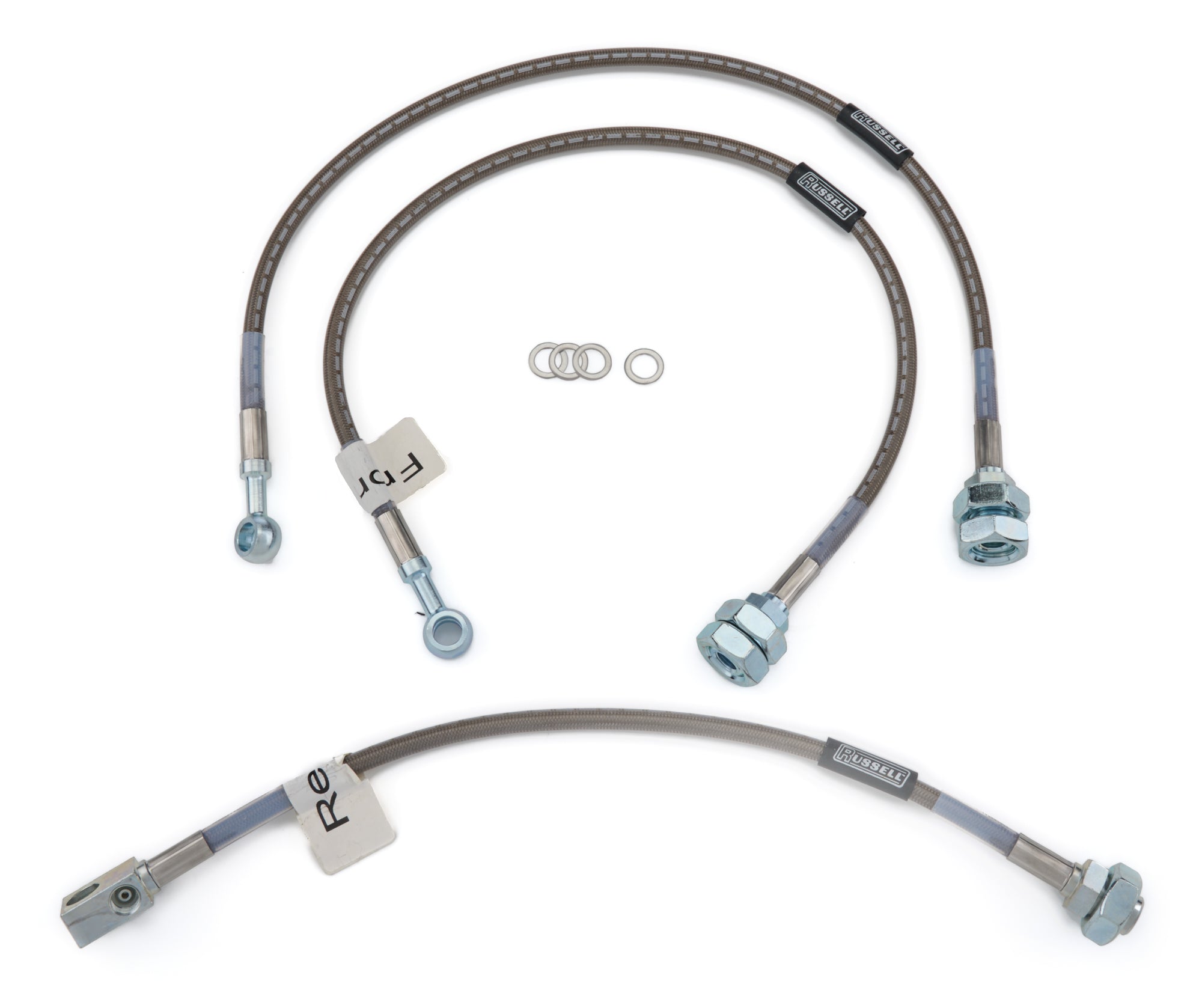 Russell BFZT_672310 79-87 C10 20 Brake Lines Front Disc Rear Drum