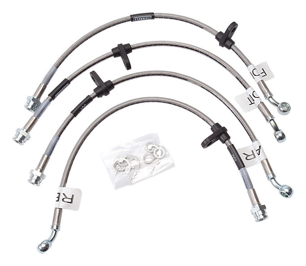 Russell 684510 99-02 Civic Brake Lines Cpe Si Front Rear Disc
