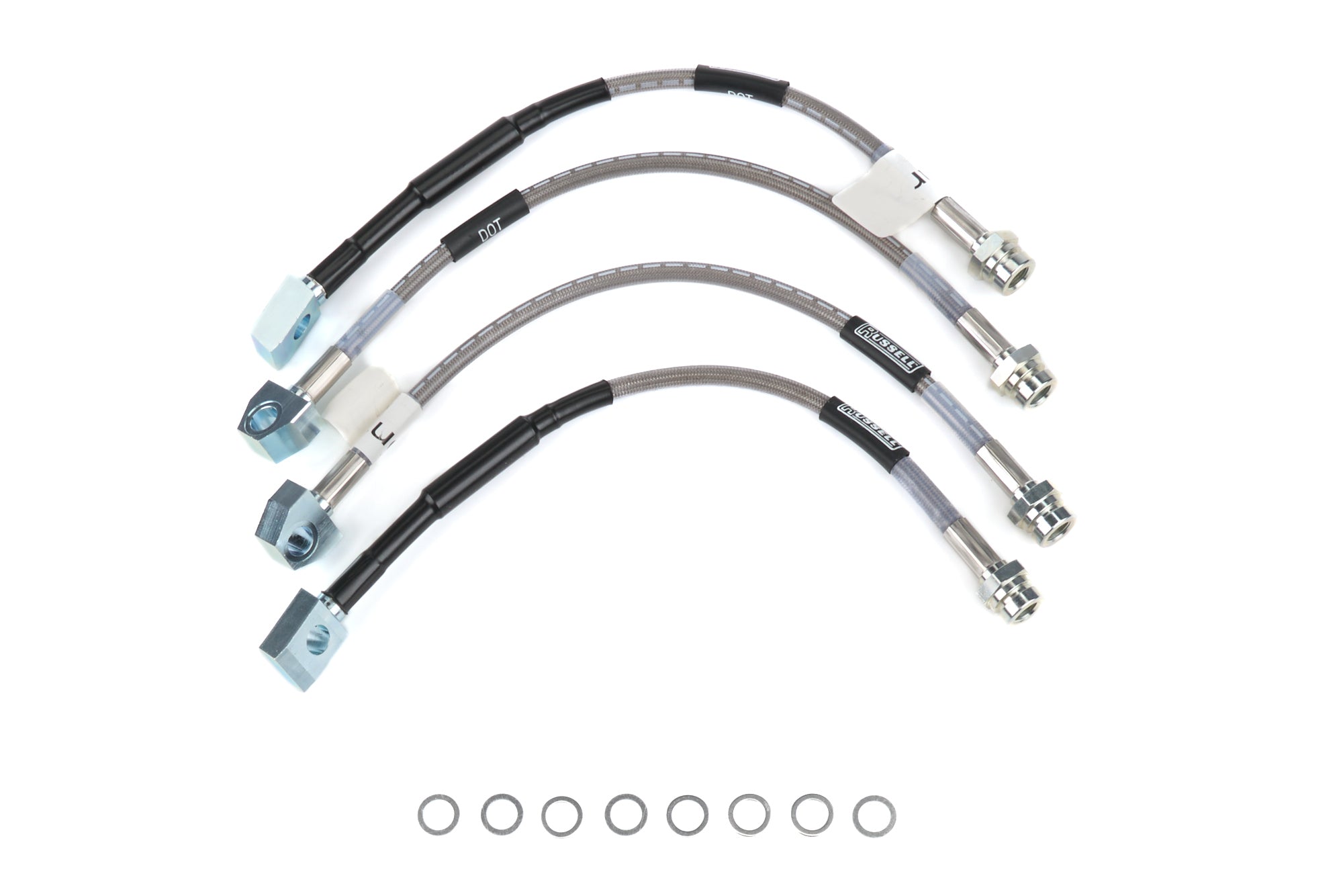 Russell 692020 S S Brake Line Kit 88-92 Corvette
