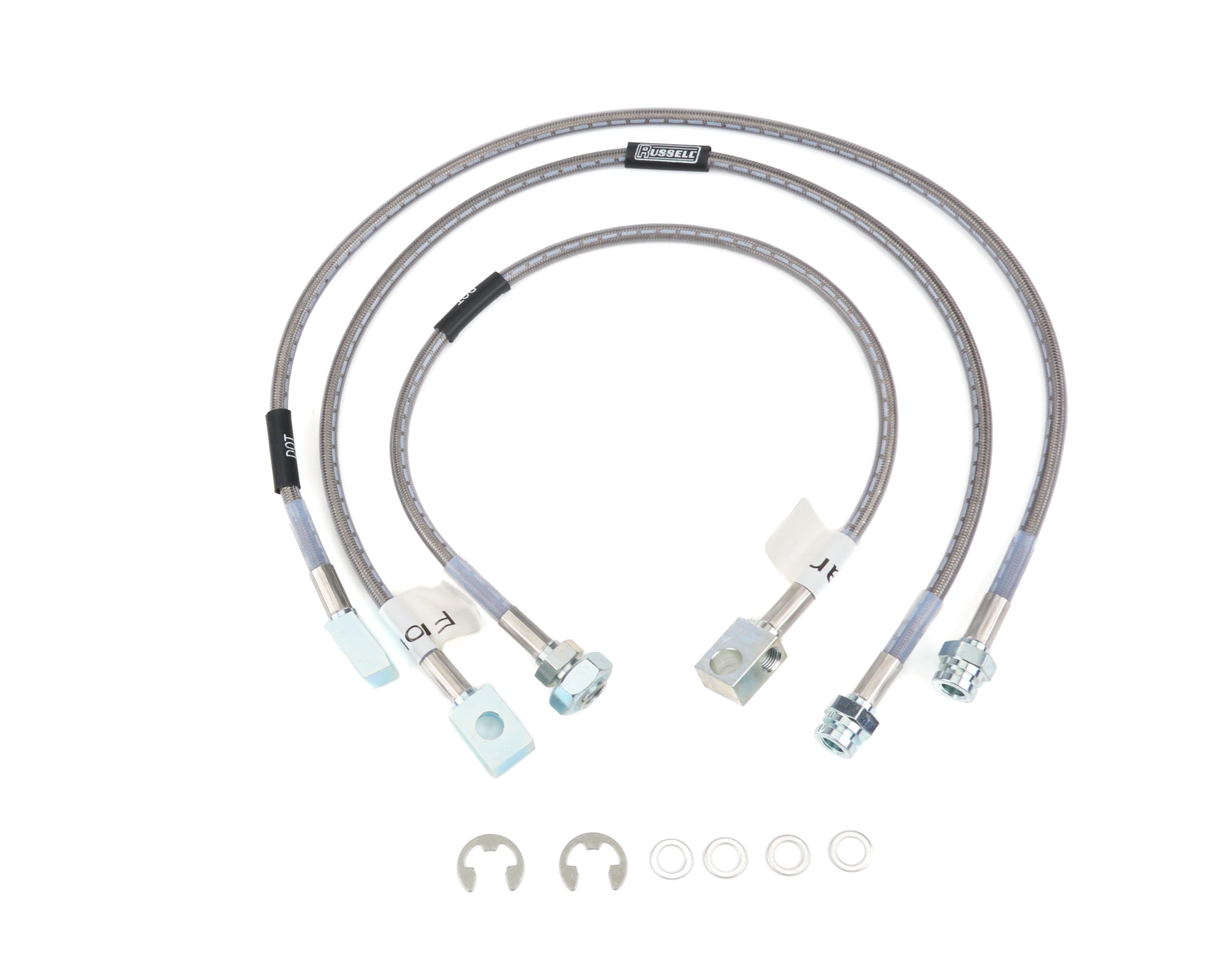 Russell BFZT_695700 S S Brake Line Kit 88-98 GM Truck