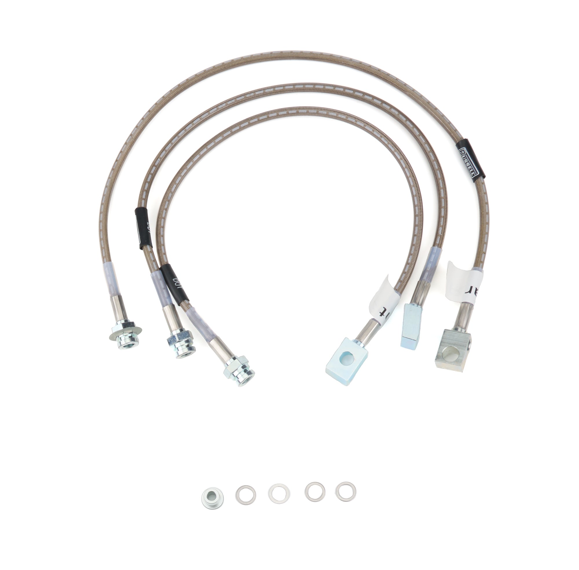 Russell 695900 S S Brake Line Kit 82-86 Jeep CJ