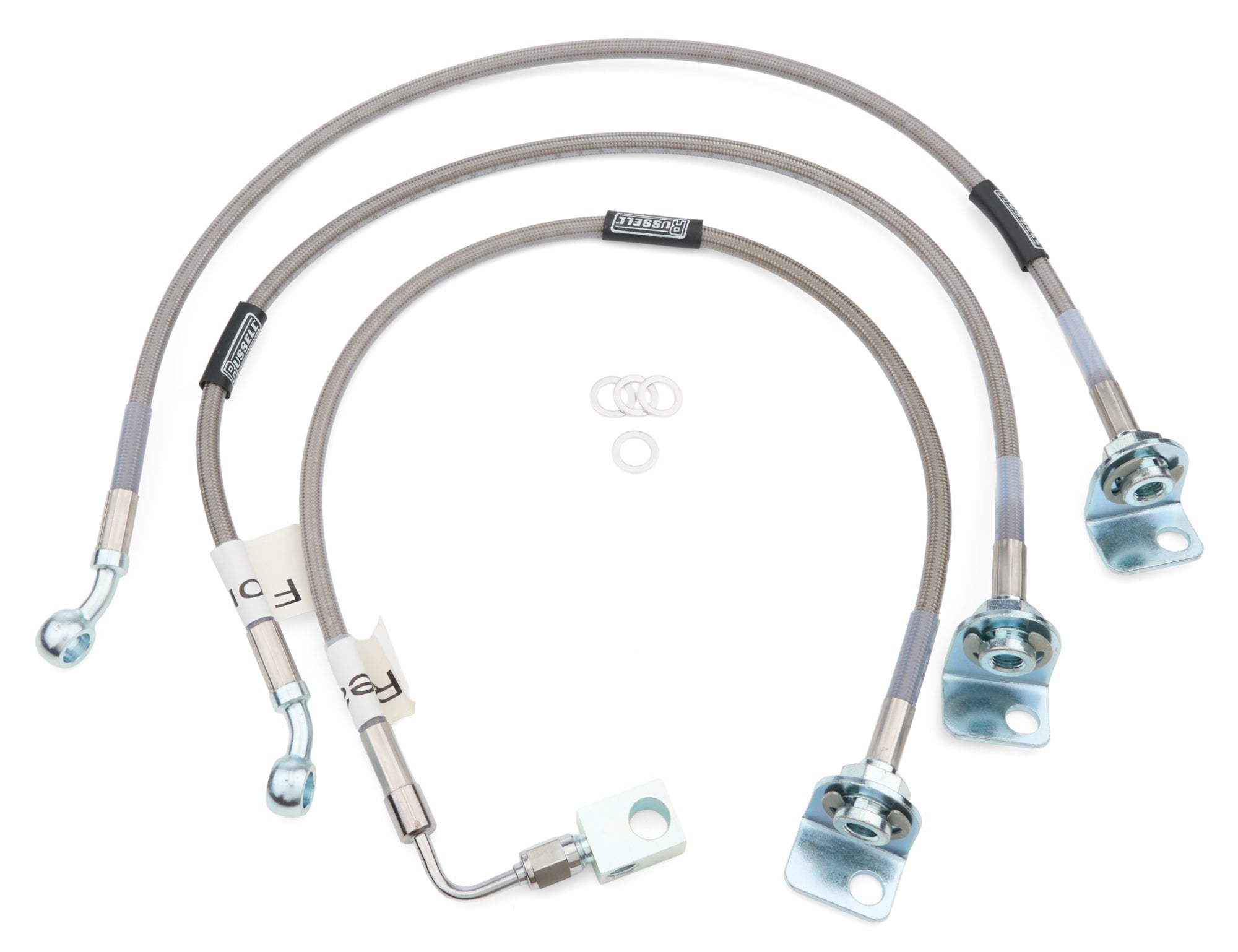 Russell BFZT_695950 97-06 Wrangler Brk Lines Front Disc Rear Drum