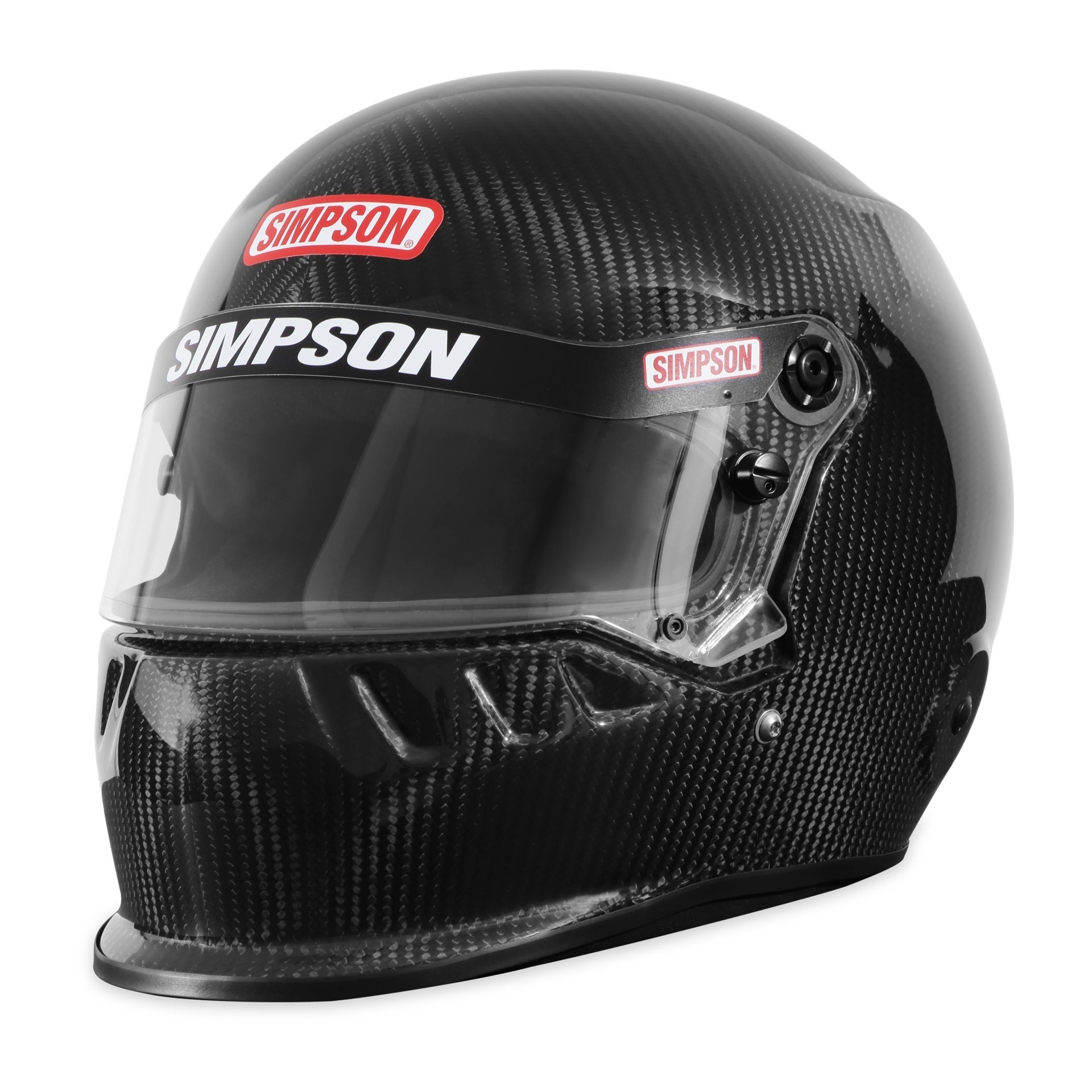 Simpson Safety Vudo Full-Face Carbon Fiber Helmet, Snell SA2025, X-Small, Part Number 995000C