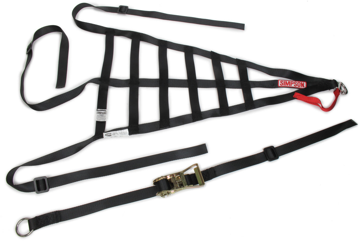 Simpson Safety DNC5RRP C5R Corvette Left Driver Window Net, Black Polyester