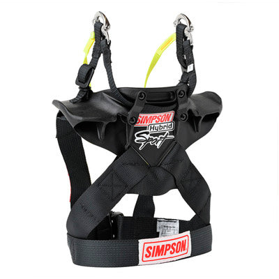 Simpson Safety Hybrid Sport X-Small Head and Neck Support HSXSM11 with Sliding Tether
