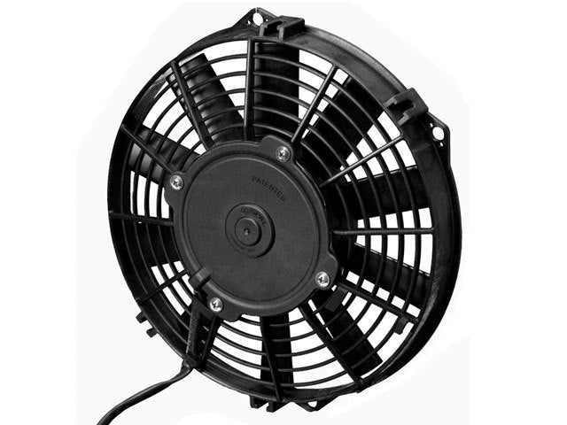 SPAL Advanced Technologies 30100381 9-Inch Low-Profile Pusher Electric Cooling Fan, 590 CFM, 12V