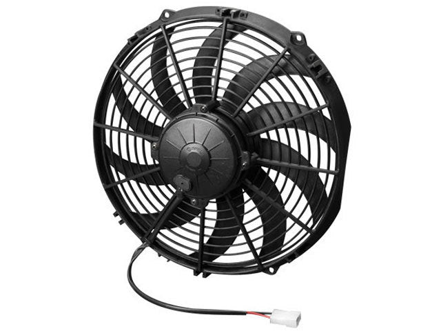 SPAL Advanced Technologies 30102029 12-Inch Puller Electric Cooling Fan, Curved Blade, 1328 CFM, 12V