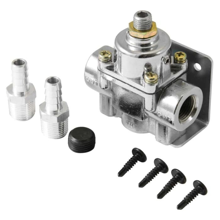 SPECTRE SPE-2518 In-Line Fuel Pressure Regulator, 1-4 PSI, 3/8 in NPT